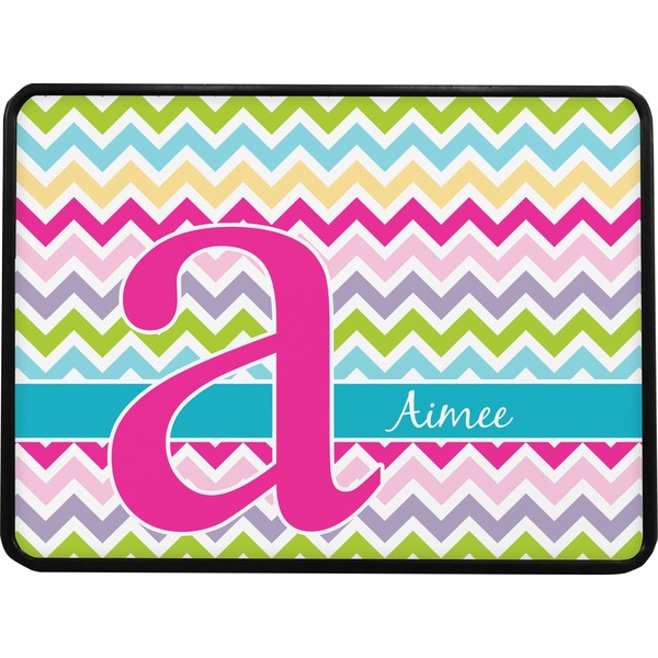 Colorful Chevron Rectangular Car Hitch Cover w/ FRP Insert (Select Size)