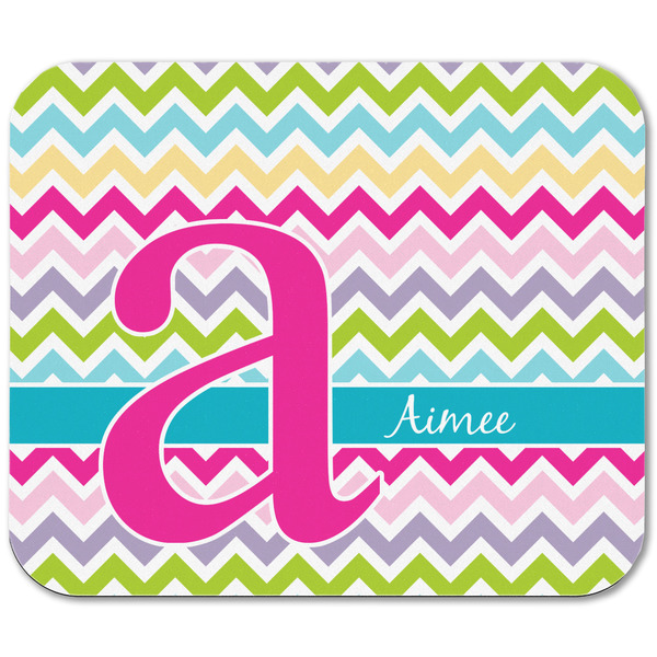 Colorful Chevron Rectangular Mouse Pad - APPROVAL