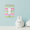 Colorful Chevron Rocker Light Switch Covers - Single - IN CONTEXT
