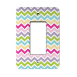 Colorful Chevron Rocker Style Light Switch Cover