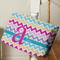 Colorful Chevron Large Rope Tote - Life Style