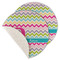 Colorful Chevron Round Linen Placemats - MAIN (Single Sided)