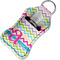 Colorful Chevron Sanitizer Holder Keychain - Small in Case