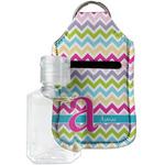 Colorful Chevron Hand Sanitizer & Keychain Holder (Personalized)