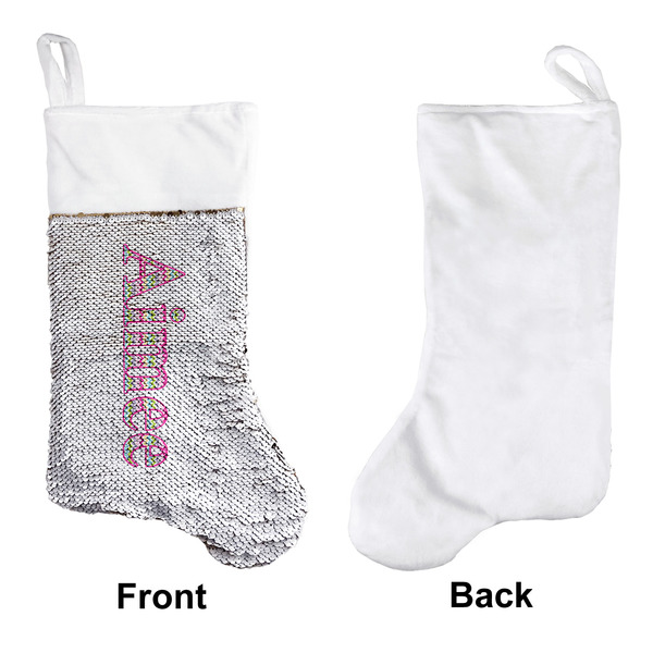 Colorful Chevron Sequin Stocking - Approval