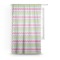 Colorful Chevron Sheer Curtain With Window and Rod