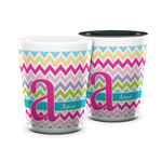 Colorful Chevron Ceramic Shot Glass - 1.5 oz (Personalized)
