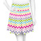 Colorful Chevron Skater Skirt - Front