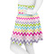 Colorful Chevron Skater Skirt - Side