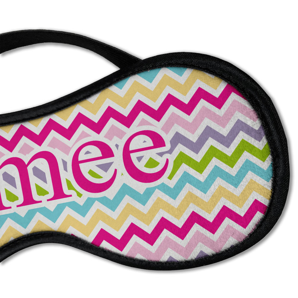 Colorful Chevron Sleeping Eye Mask - DETAIL Large