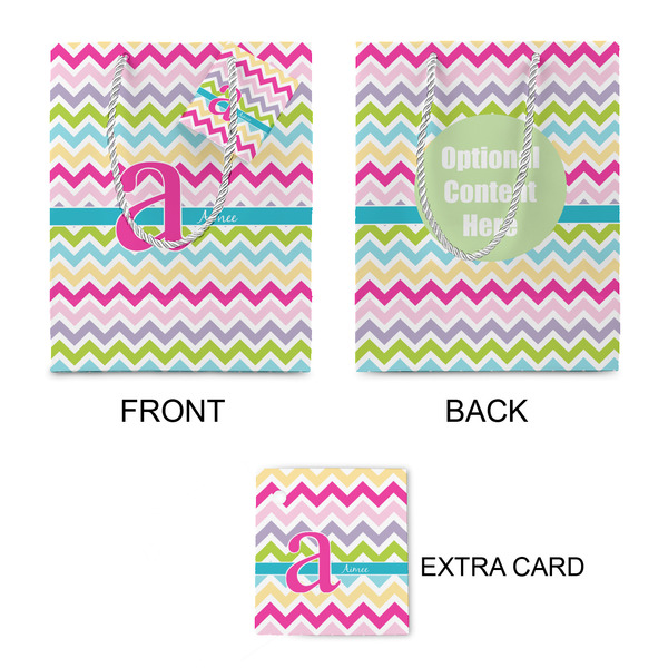 Colorful Chevron Small Gift Bag - Approval