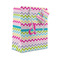 Colorful Chevron Small Gift Bag - Front/Main