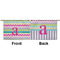 Colorful Chevron Small Zipper Pouch Approval (Front and Back)
