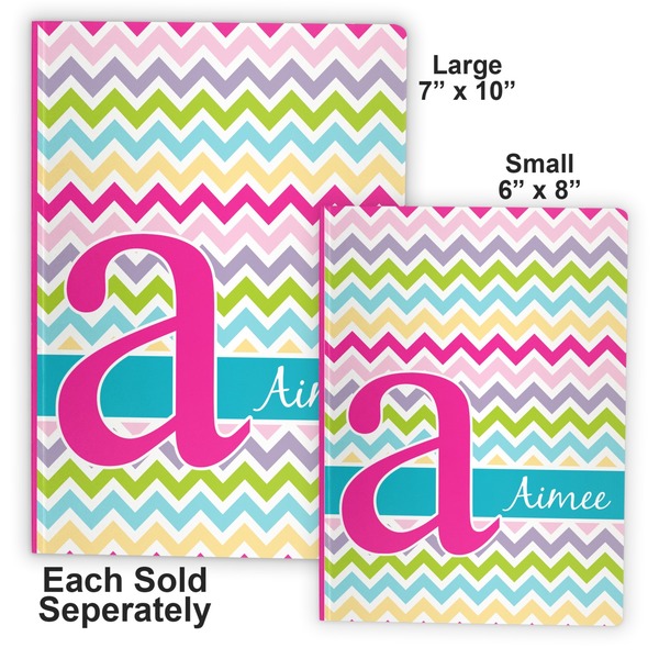 Colorful Chevron Soft Cover Journal - Compare