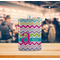 Colorful Chevron Stainless Steel Flask - LIFESTYLE 2
