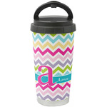 Colorful Chevron Stainless Steel Coffee Tumbler (Personalized)