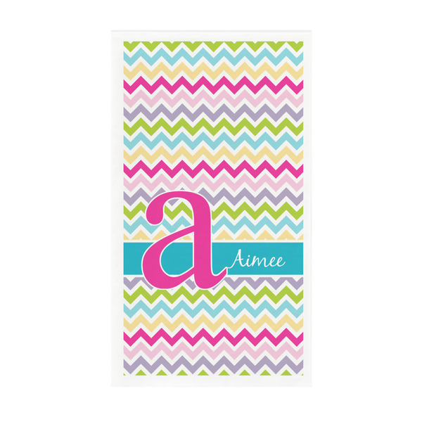 Custom Colorful Chevron Guest Paper Towels - Full Color - Standard (Personalized)