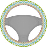 Colorful Chevron Steering Wheel Cover