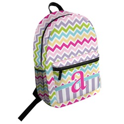 Colorful Chevron Student Backpack (Personalized)