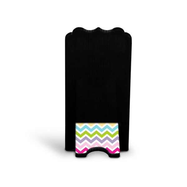 Colorful Chevron Stylized Phone Stand - Back