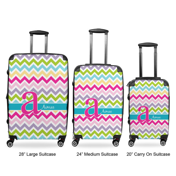 Colorful Chevron Suitcase Set 1 - APPROVAL