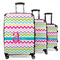 Colorful Chevron Suitcase Set 1 - MAIN