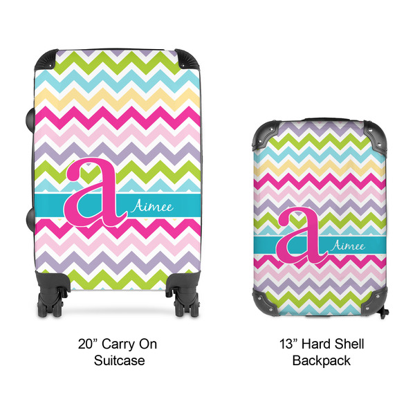 Colorful Chevron Suitcase Set 4 - APPROVAL