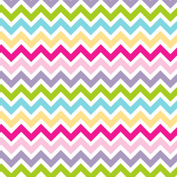 Colorful Chevron Fabric by the Yard - PIMA Combed Cotton