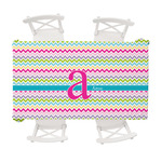 Colorful Chevron Tablecloth - 58"x102" (Personalized)