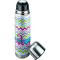 Colorful Chevron Thermos - Lid Off