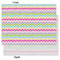 Colorful Chevron Tissue Paper - Lightweight - Large - Front & Back
