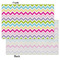 Colorful Chevron Tissue Paper - Lightweight - Small - Front & Back