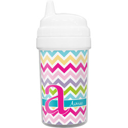 Colorful Chevron Sippy Cup (Personalized)