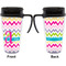 Colorful Chevron Travel Mug with Black Handle - Approval