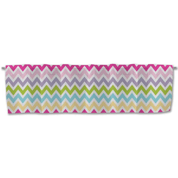 Colorful Chevron Valance - Front
