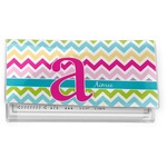 Colorful Chevron Vinyl Checkbook Cover (Personalized)