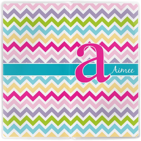 Colorful Chevron Vinyl Document Wallet - Apvl
