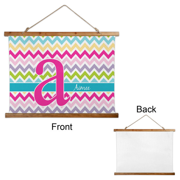 Colorful Chevron Wall Hanging Tapestry - Landscape - APPROVAL