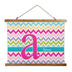 Colorful Chevron Wall Hanging Tapestry - Wide (Personalized)