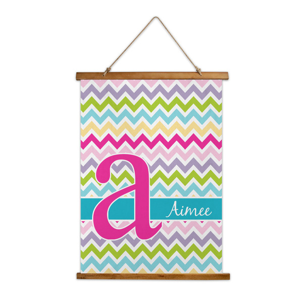 Custom Colorful Chevron Wall Hanging Tapestry (Personalized)