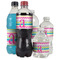 Colorful Chevron Water Bottle Label - Multiple Bottle Sizes