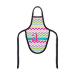 Colorful Chevron Bottle Apron (Personalized)
