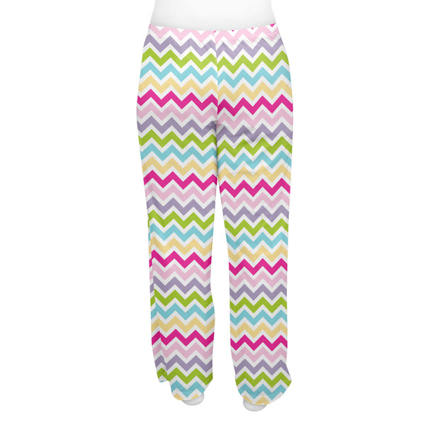Colorful Chevron Women's Pj on model - Back