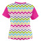 Colorful Chevron Women's T-shirt Back