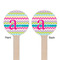 Colorful Chevron Wooden 6" Stir Stick - Round - Double Sided - Front & Back