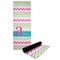 Colorful Chevron Yoga Mat with Black Rubber Back Full Print View