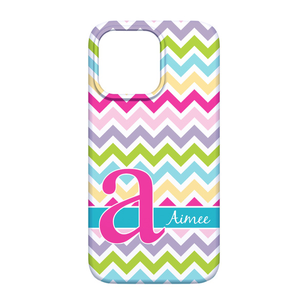 Colorful Chevron iPhone 13 Pro Case - Back