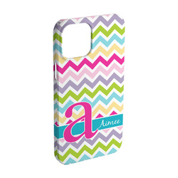 Colorful Chevron iPhone Case - Plastic - iPhone 15 (Personalized)