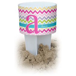 Colorful Chevron Beach Spiker Drink Holder (Personalized)