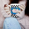 Checkers & Racecars 11oz Coffee Mug - LIFESTYLE